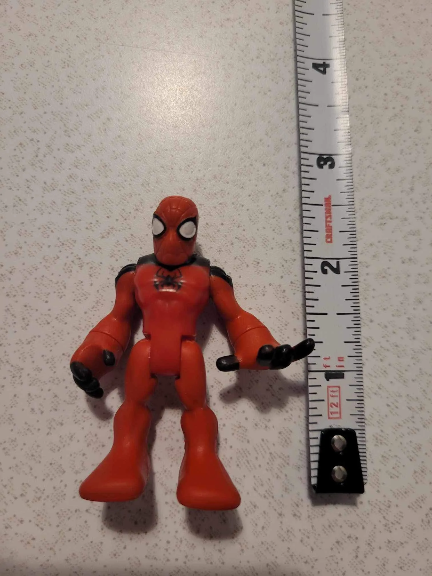 Marvel Comics SPIDER-MAN 3 Inch Black Red Suit Action Figure Toy thumbnail