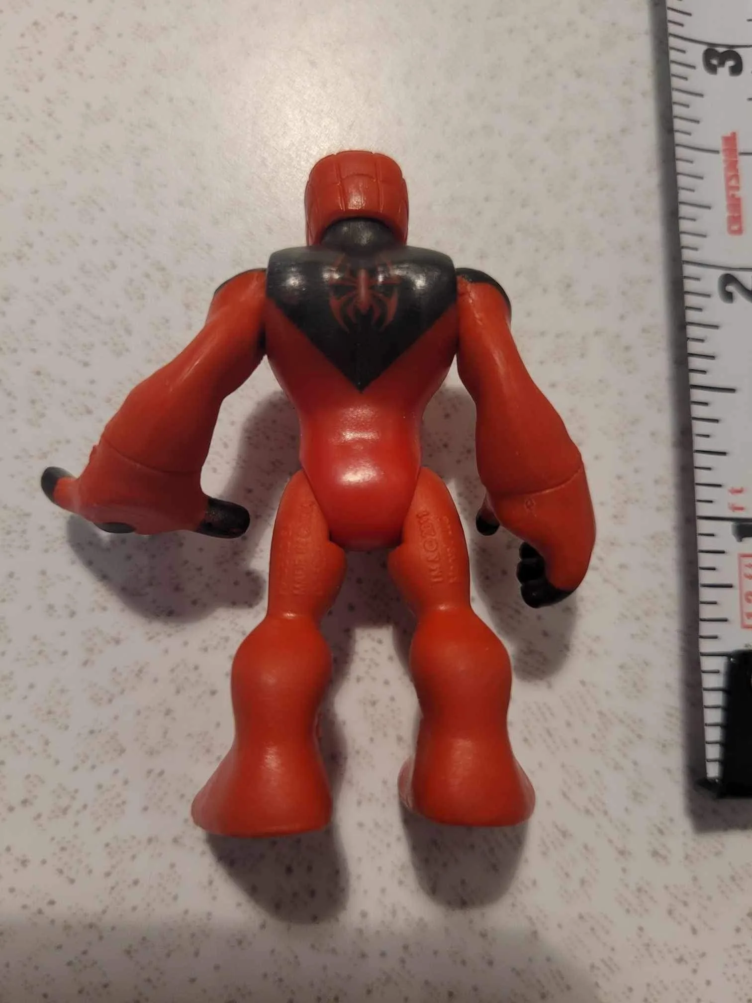 Marvel Comics SPIDER-MAN 3 Inch Black Red Suit Action Figure Toy image indicator(2)