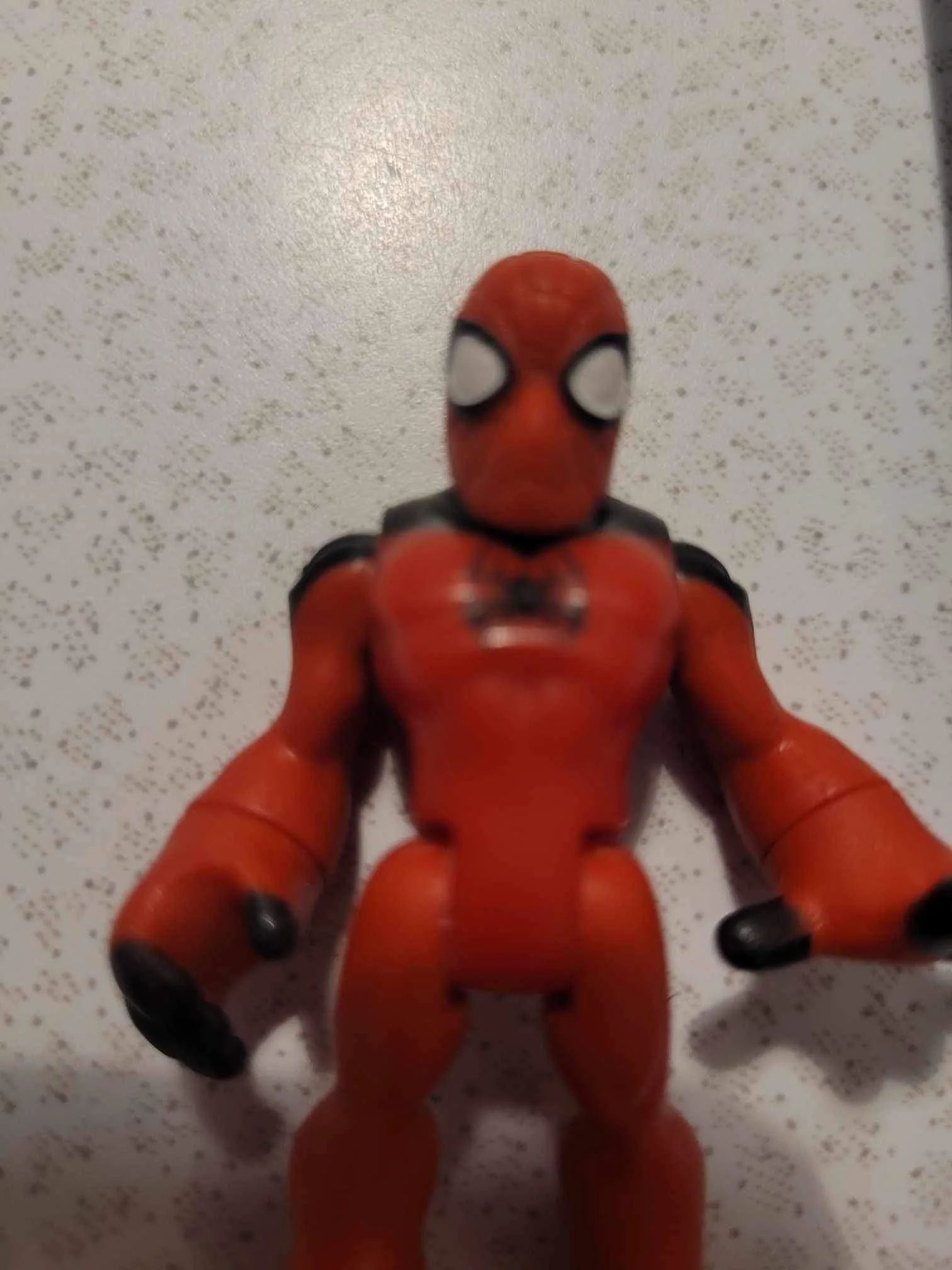 Marvel Comics SPIDER-MAN 3 Inch Black Red Suit Action Figure Toy image indicator(4)