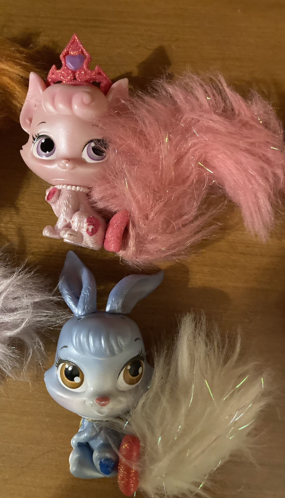 Lot Of 6 Disney Princess Palace Furry Tail Pets Sparkle Glitter - photo 3