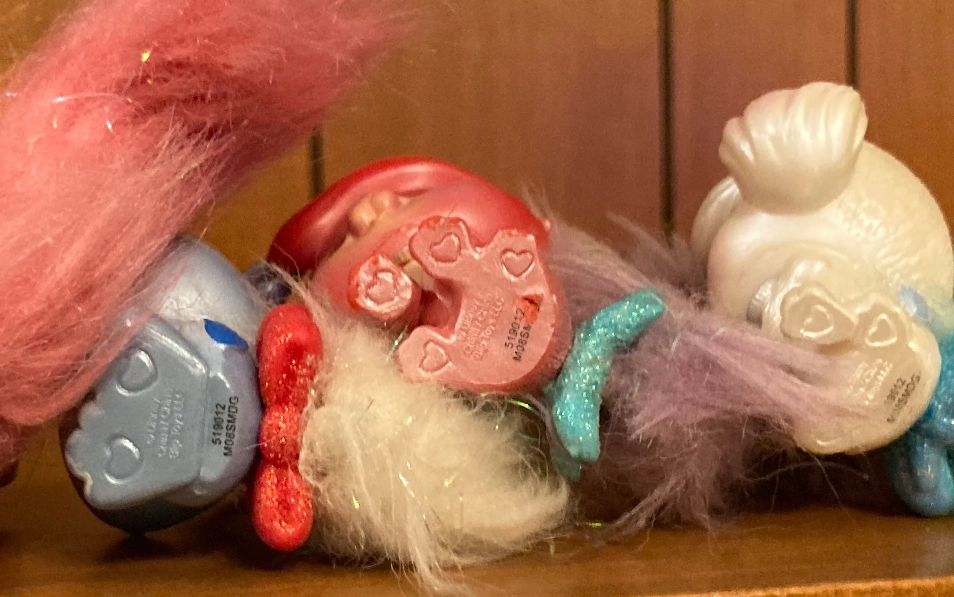 Lot Of 6 Disney Princess Palace Furry Tail Pets Sparkle Glitter image indicator(9)