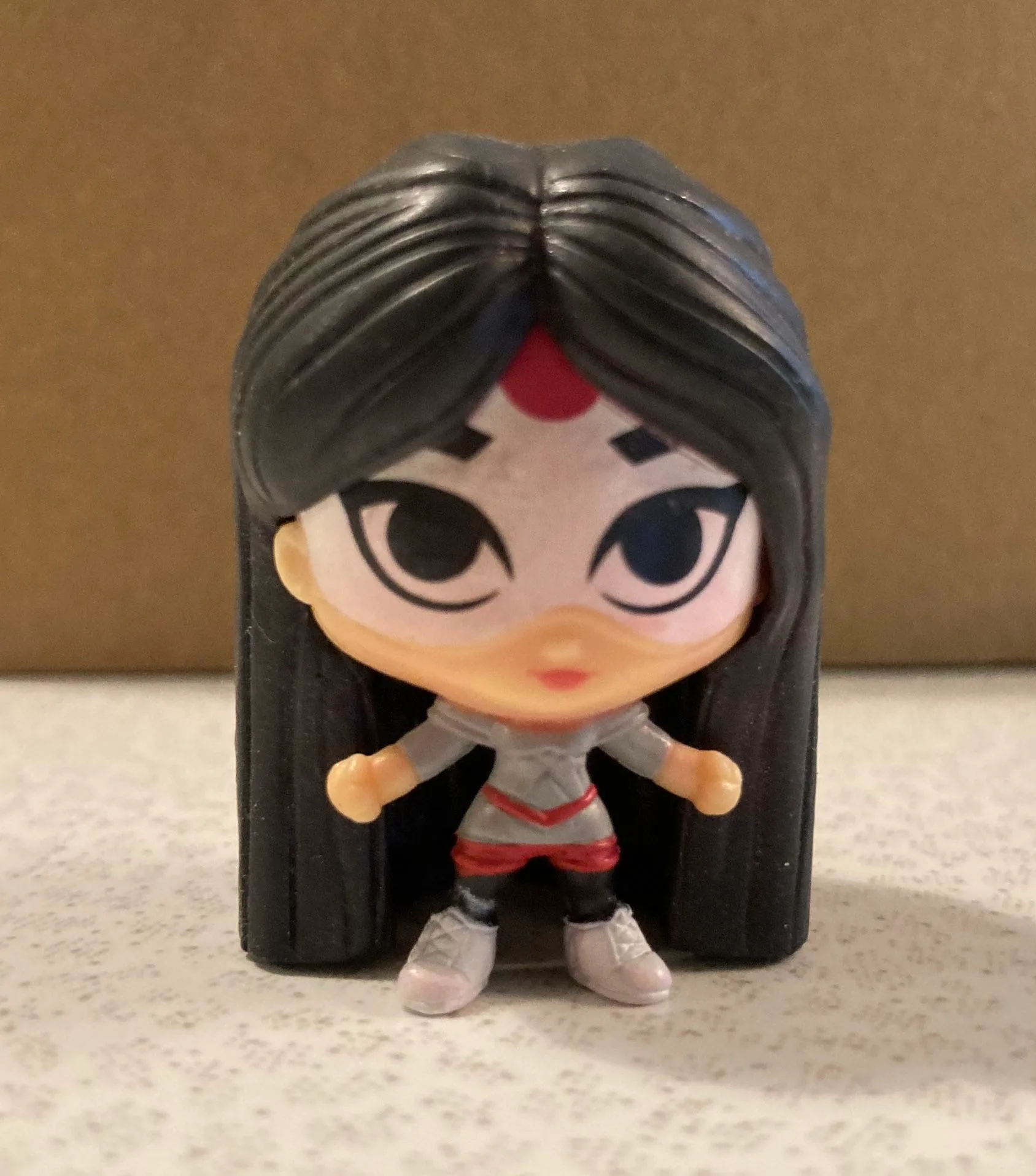 Lot Of 3 DC Comics Super Hero Girls Squishy Mini Figure Doll Toy image indicator(3)