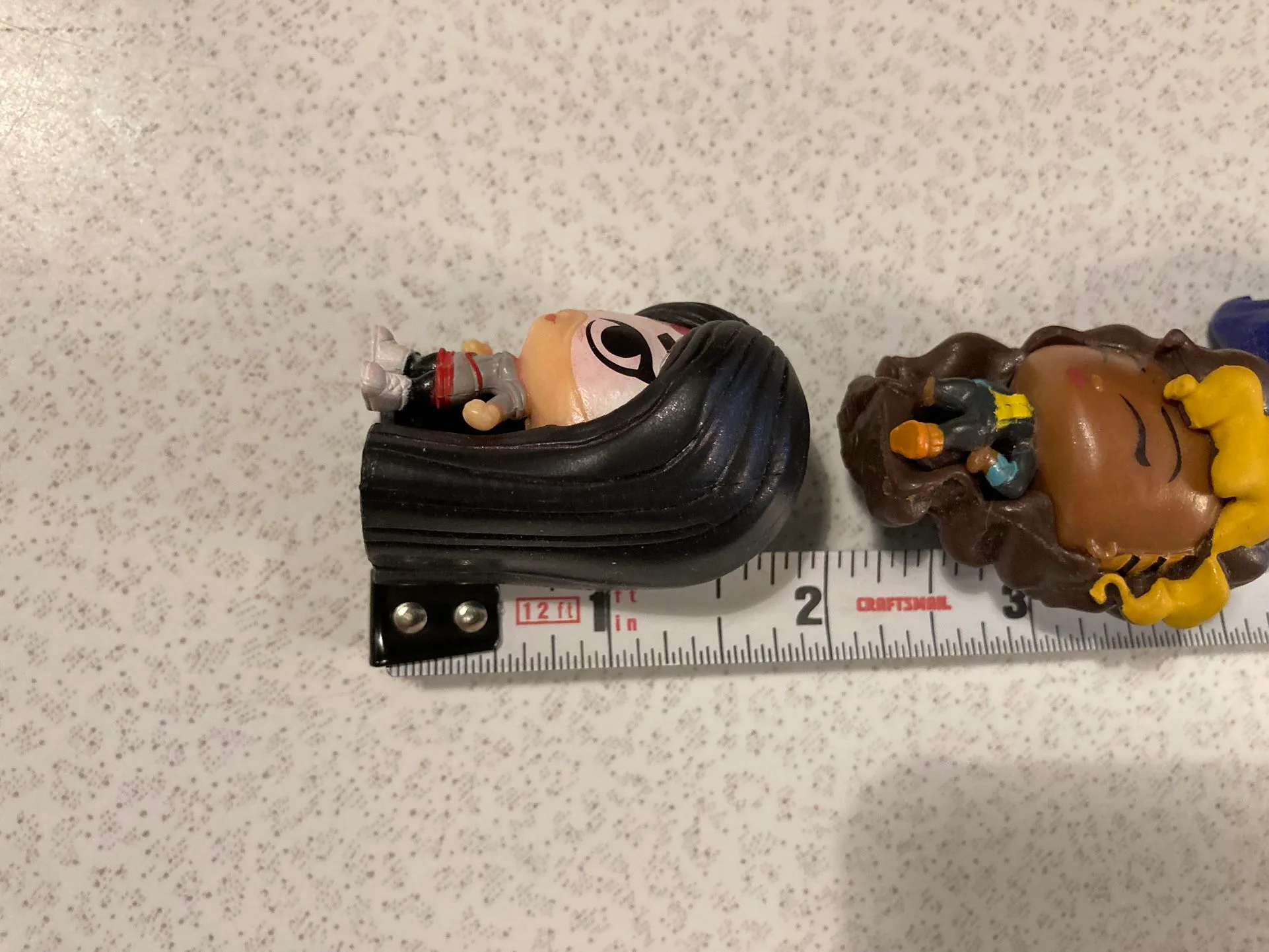 Lot Of 3 DC Comics Super Hero Girls Squishy Mini Figure Doll Toy image indicator(9)