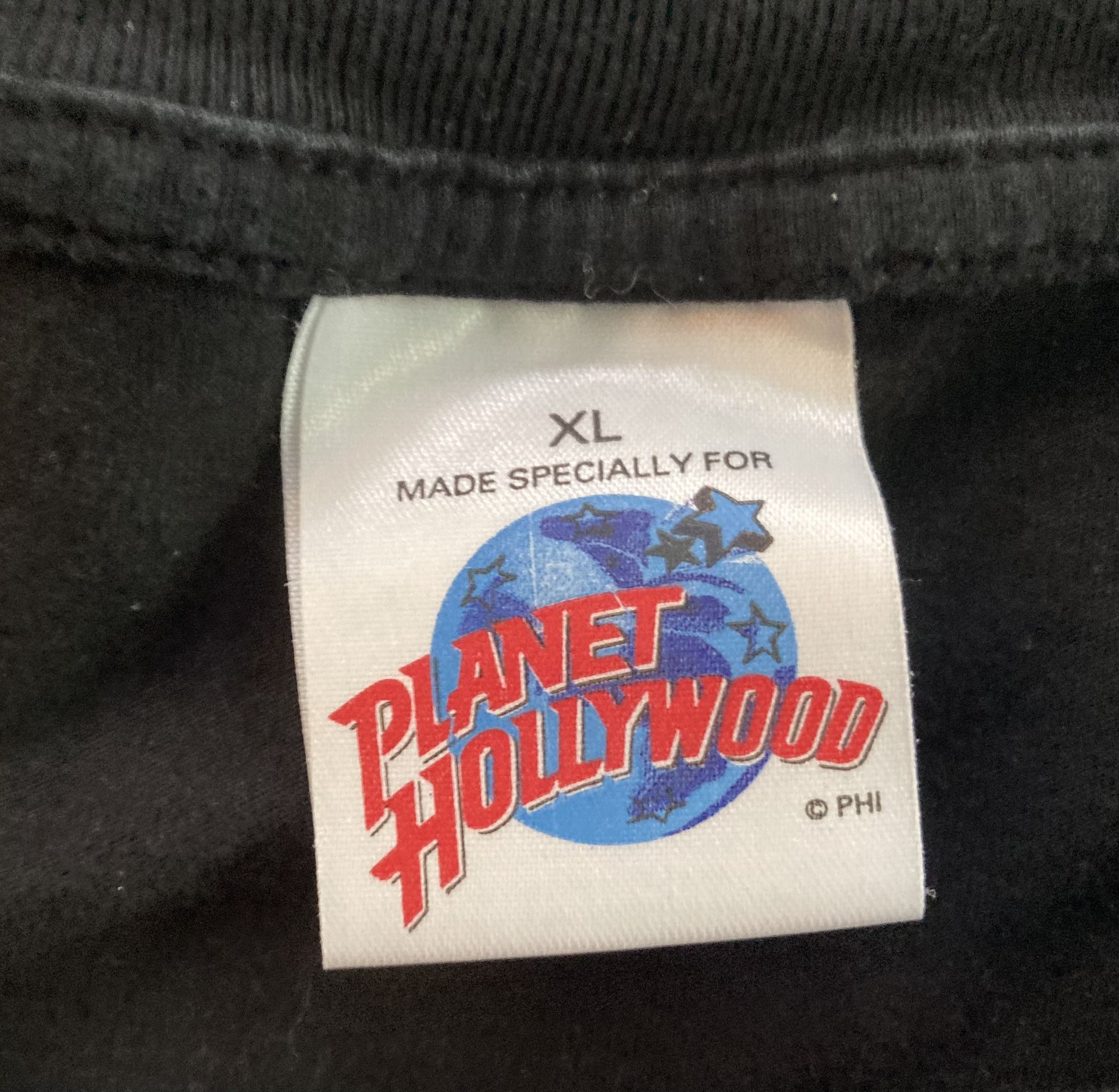 Vintage Retro PLANET HOLLYWOOD Munich Black Shirt Adult Size XL - photo 4