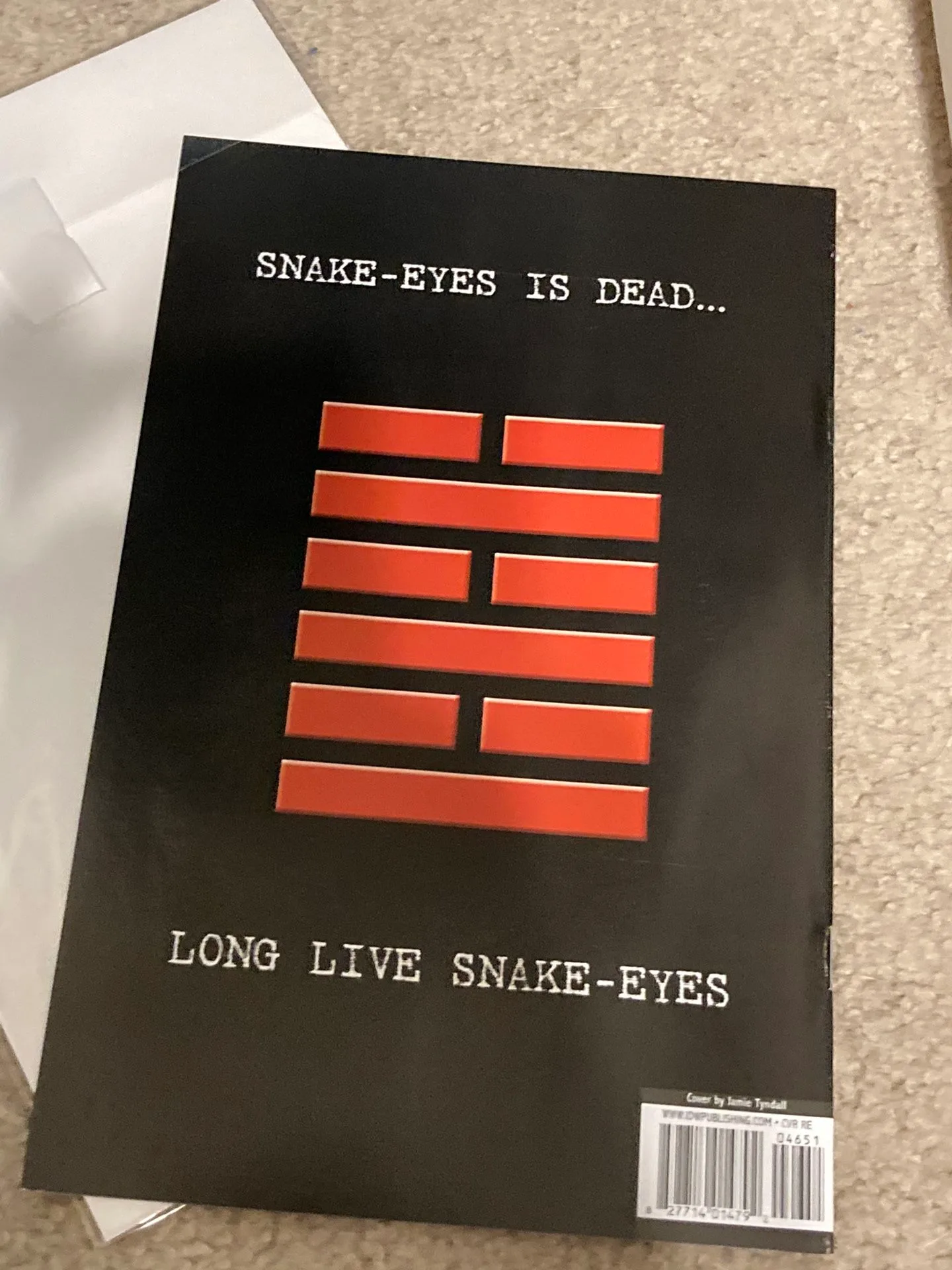 G.I JOE #246 RE Variant - Snakeyes Daughter - Death image indicator(2)