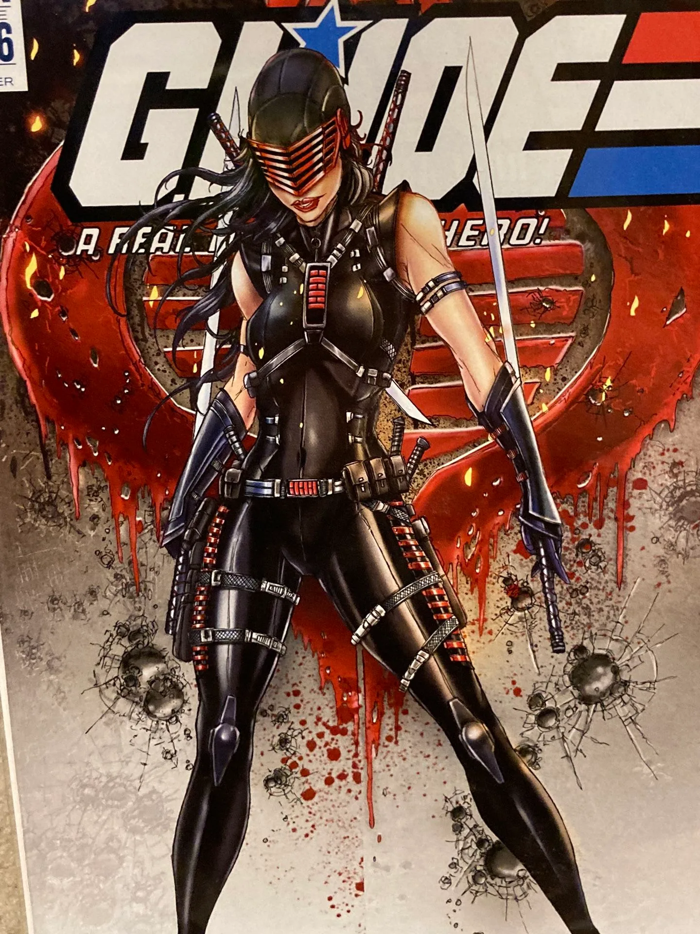 G.I JOE #246 RE Variant - Snakeyes Daughter - Death image indicator(6)