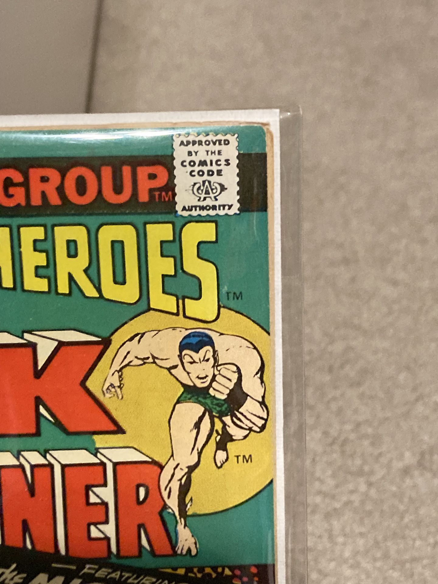 Vintage Marvel Comics Hulk And Submariner #47 - First Print - photo 3