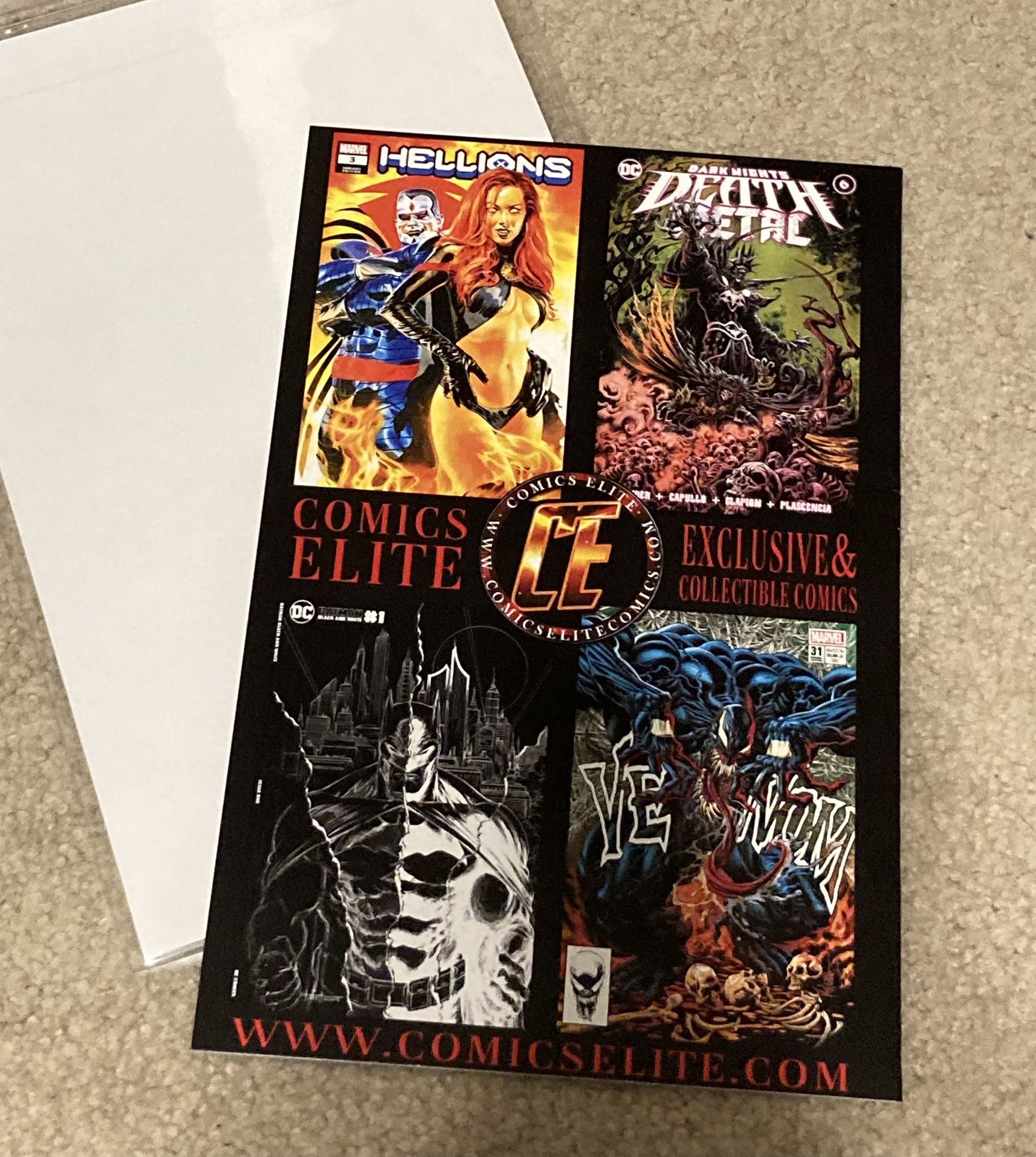 MERC Magazine issue #1 Variant Cover Comic Book - First Print - photo 2