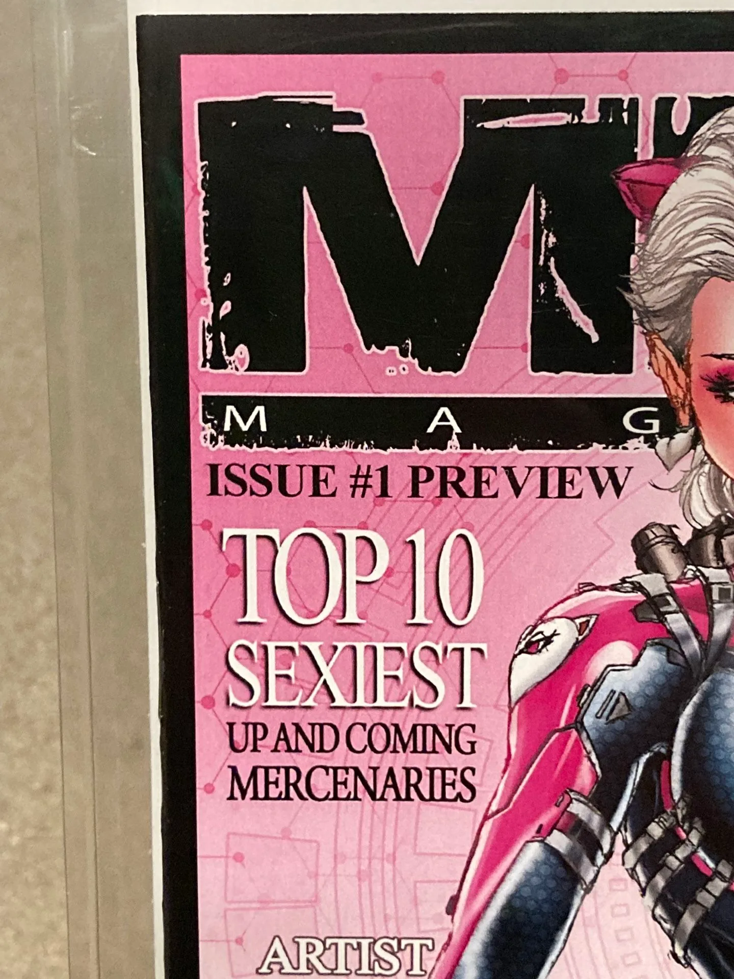 MERC Magazine issue #1 Variant Cover Comic Book - First Print image indicator(3)