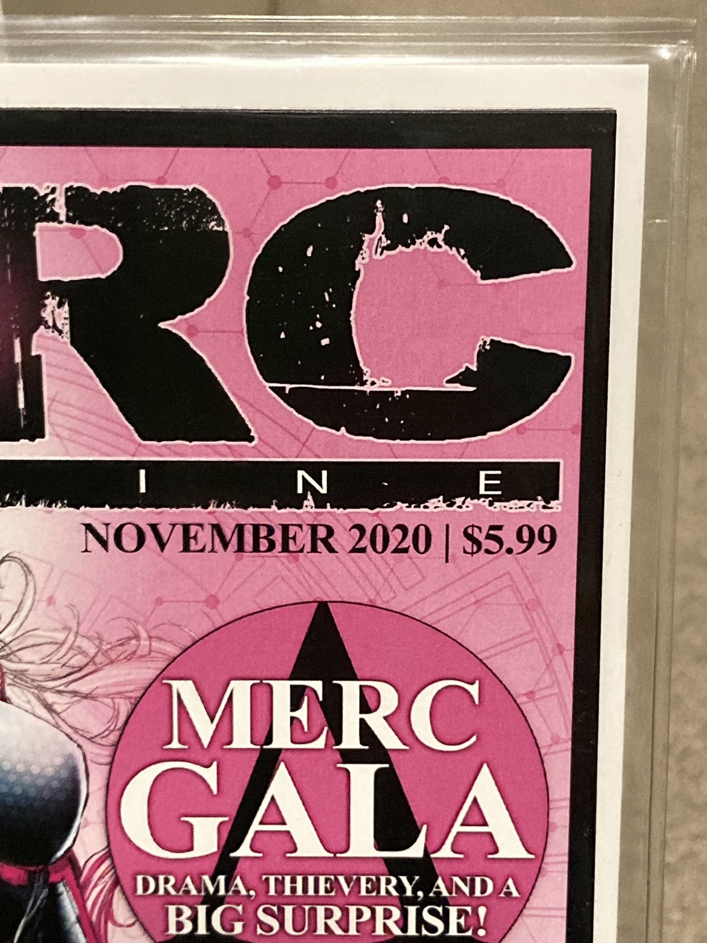 MERC Magazine issue #1 Variant Cover Comic Book - First Print - photo 4