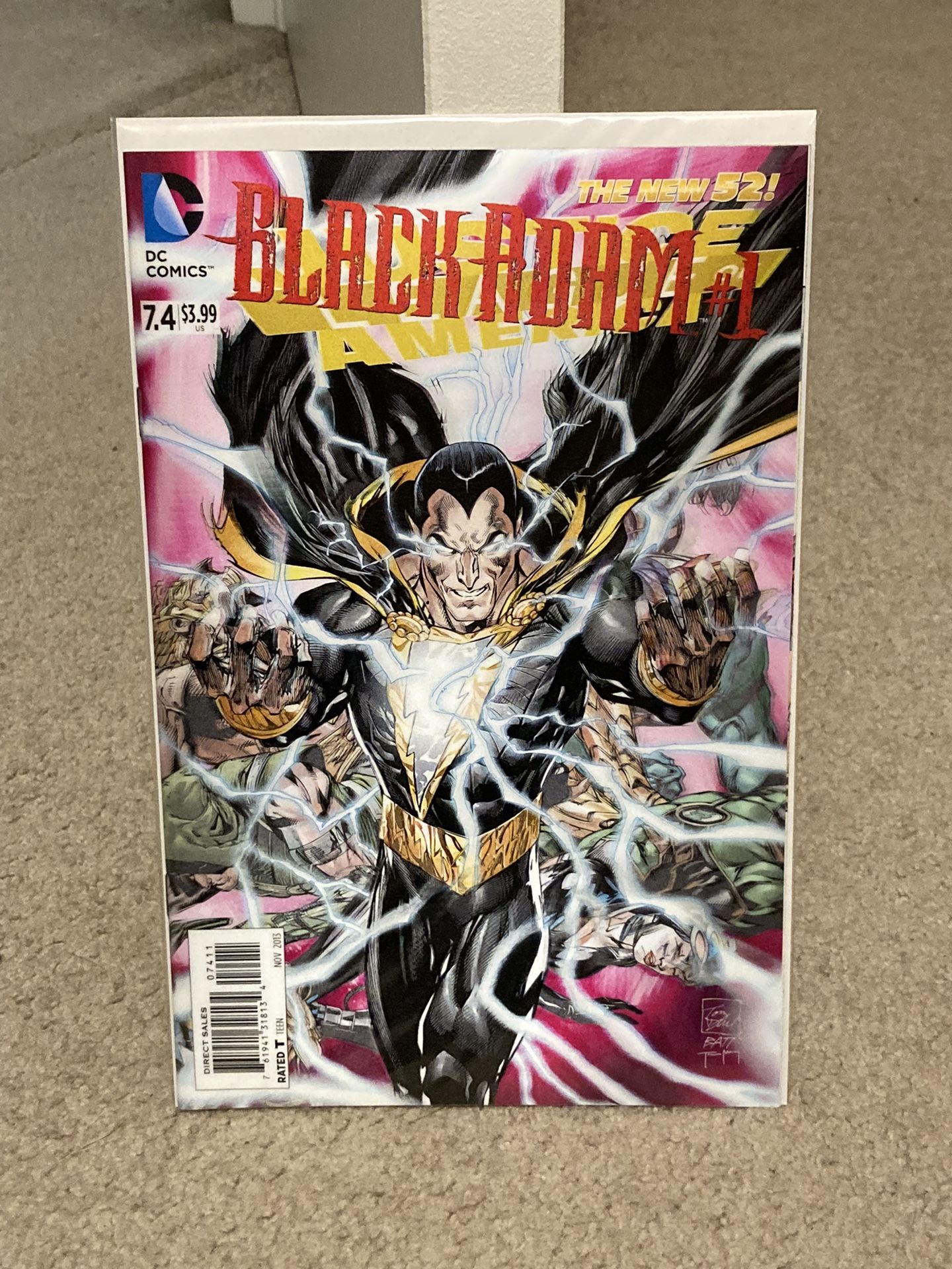 Vintage DC Comics BLACK ADAM #1 Variant 3D Hologram