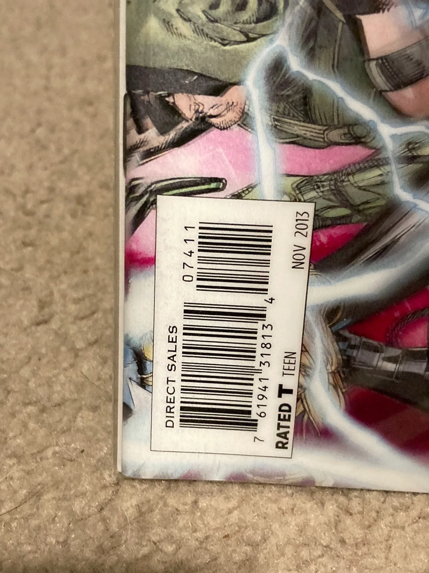 Vintage DC Comics BLACK ADAM #1 Variant 3D Hologram image indicator(4)