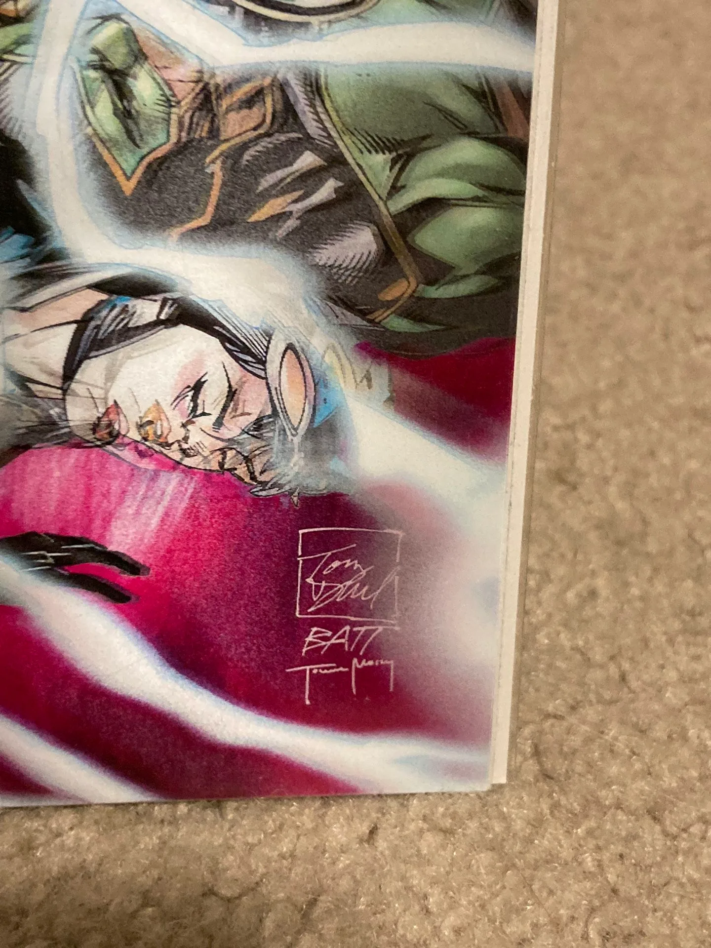 Vintage DC Comics BLACK ADAM #1 Variant 3D Hologram image indicator(5)