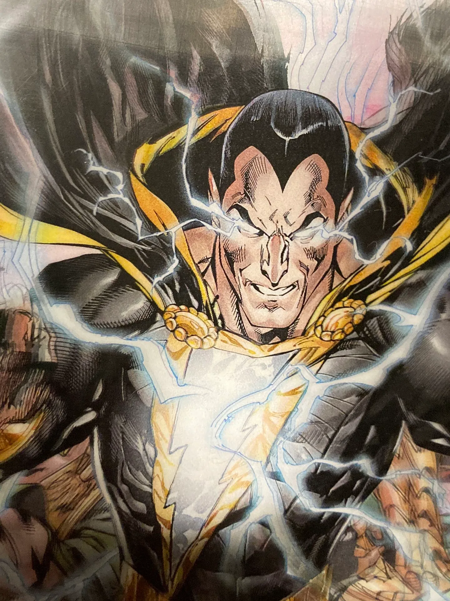 Vintage DC Comics BLACK ADAM #1 Variant 3D Hologram image indicator(6)