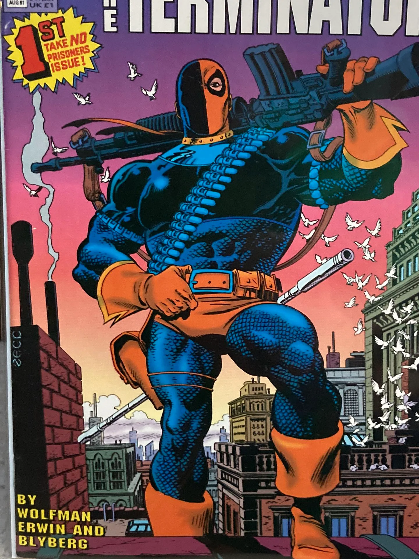 Vintage DC Comics DEATHSTROKE #1 Comic Book First Print image indicator(6)