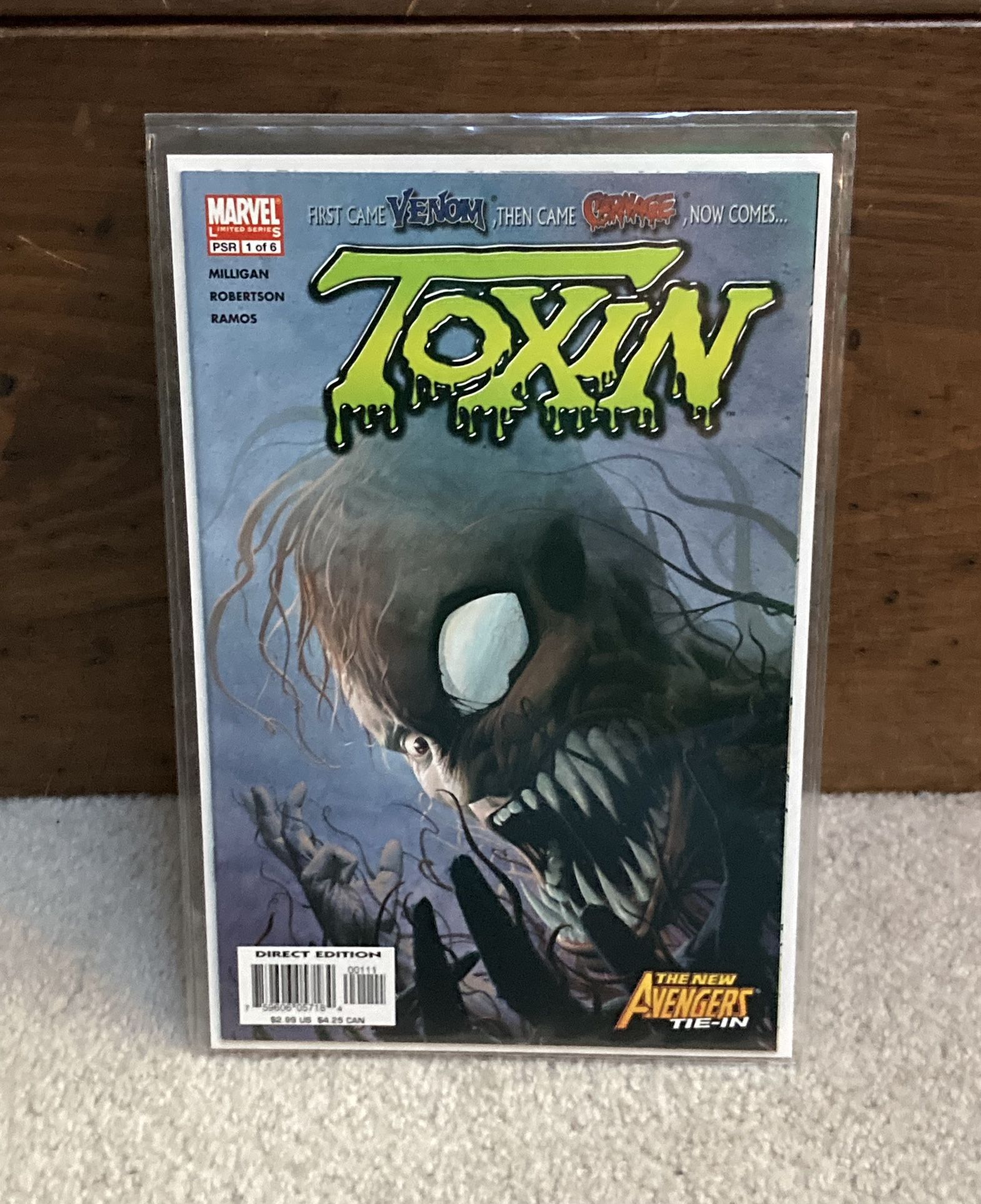 Vintage Marvel Comics TOXIN issue #1 Comic Book