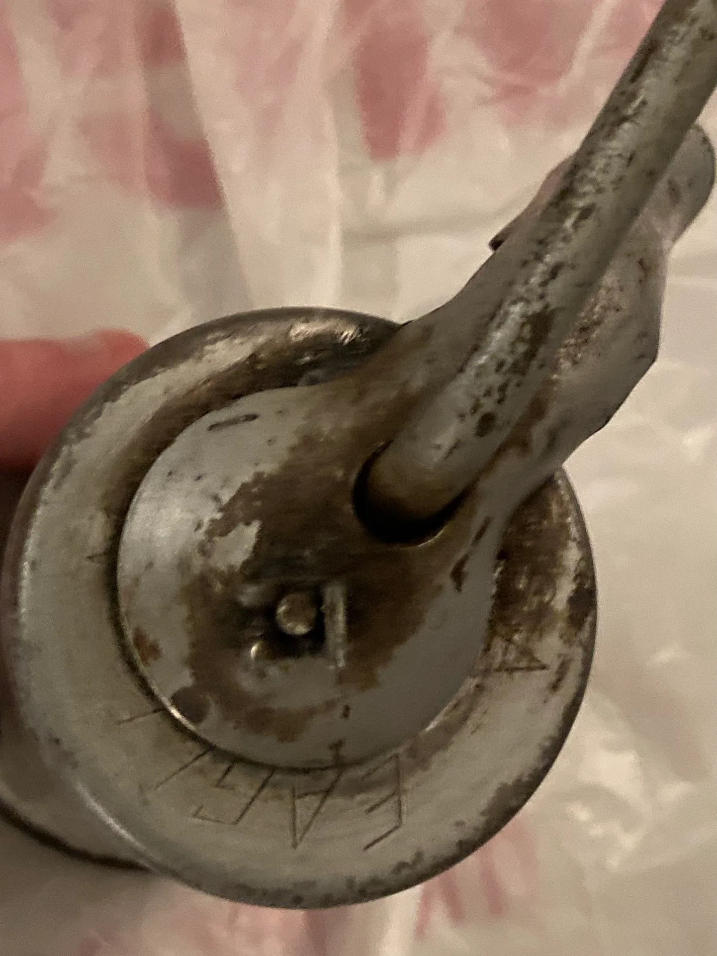 Vintage EAGLE All Metal Pump Oil Lube Can Machine Automobile Too image indicator(3)