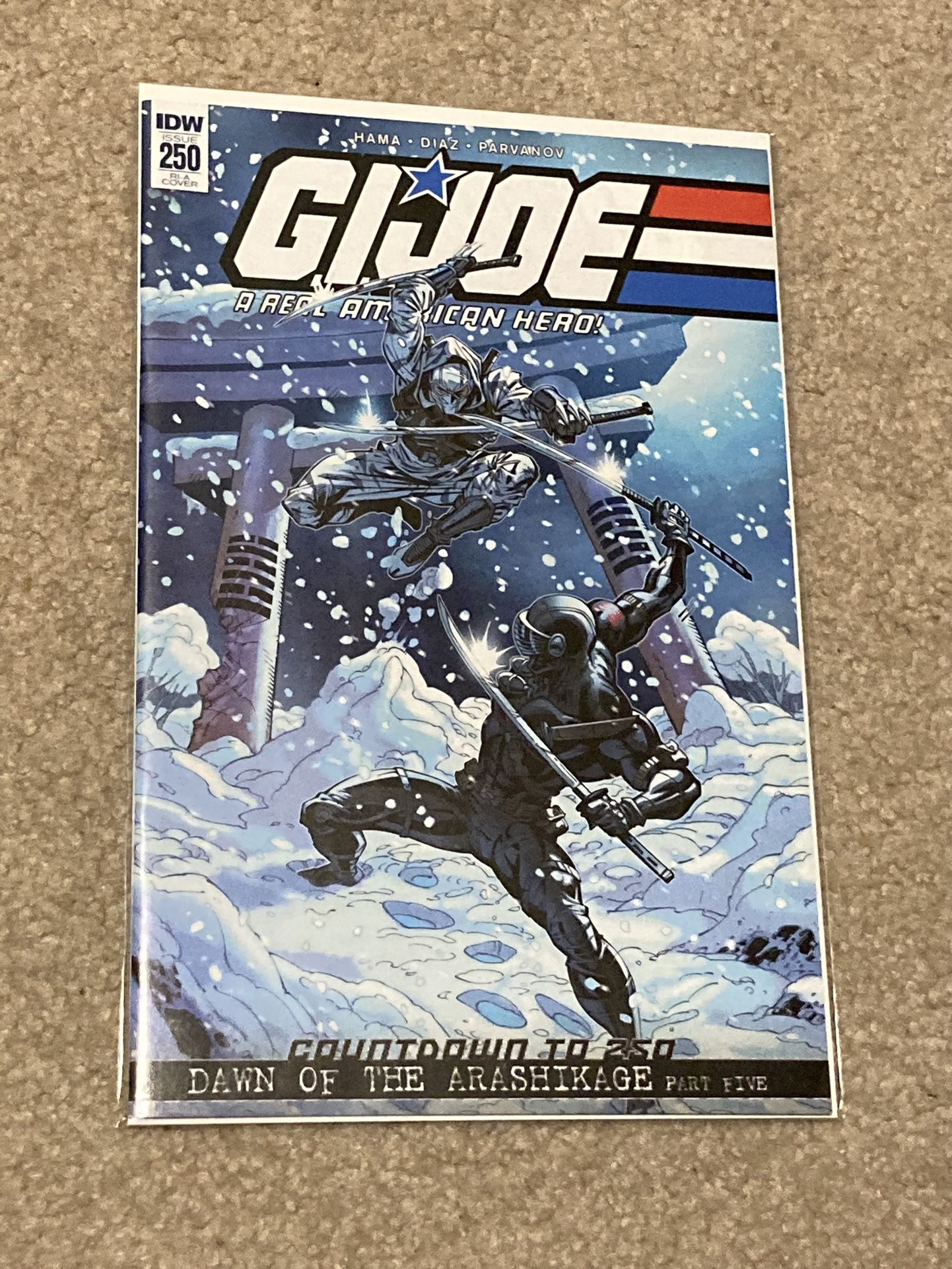 IDW Comics G.I JOE issue #250 Variant Cover Comic Book