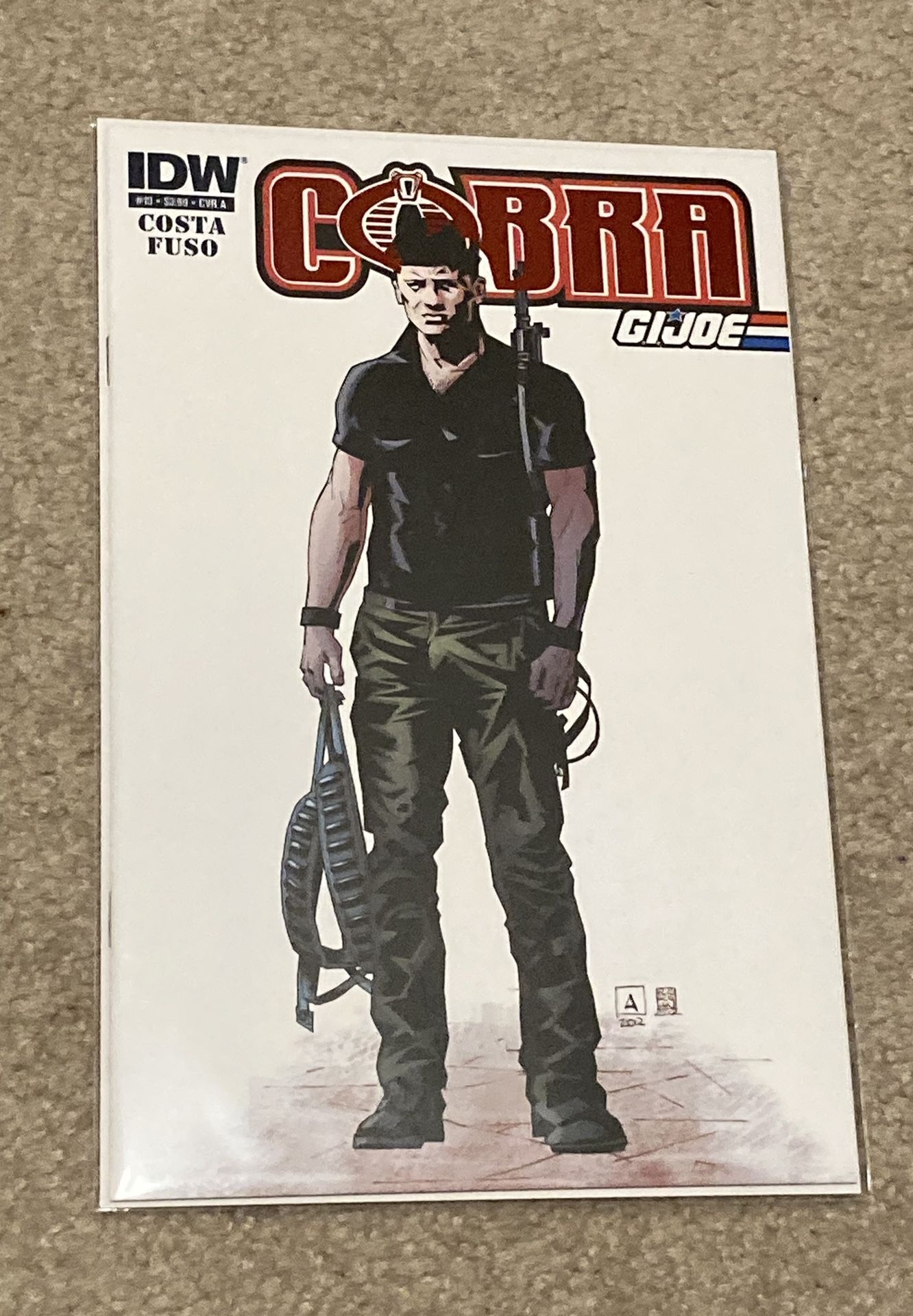 IDW Comics COBRA G.I Joe #13 Variant FLINT Red Chrome Cover