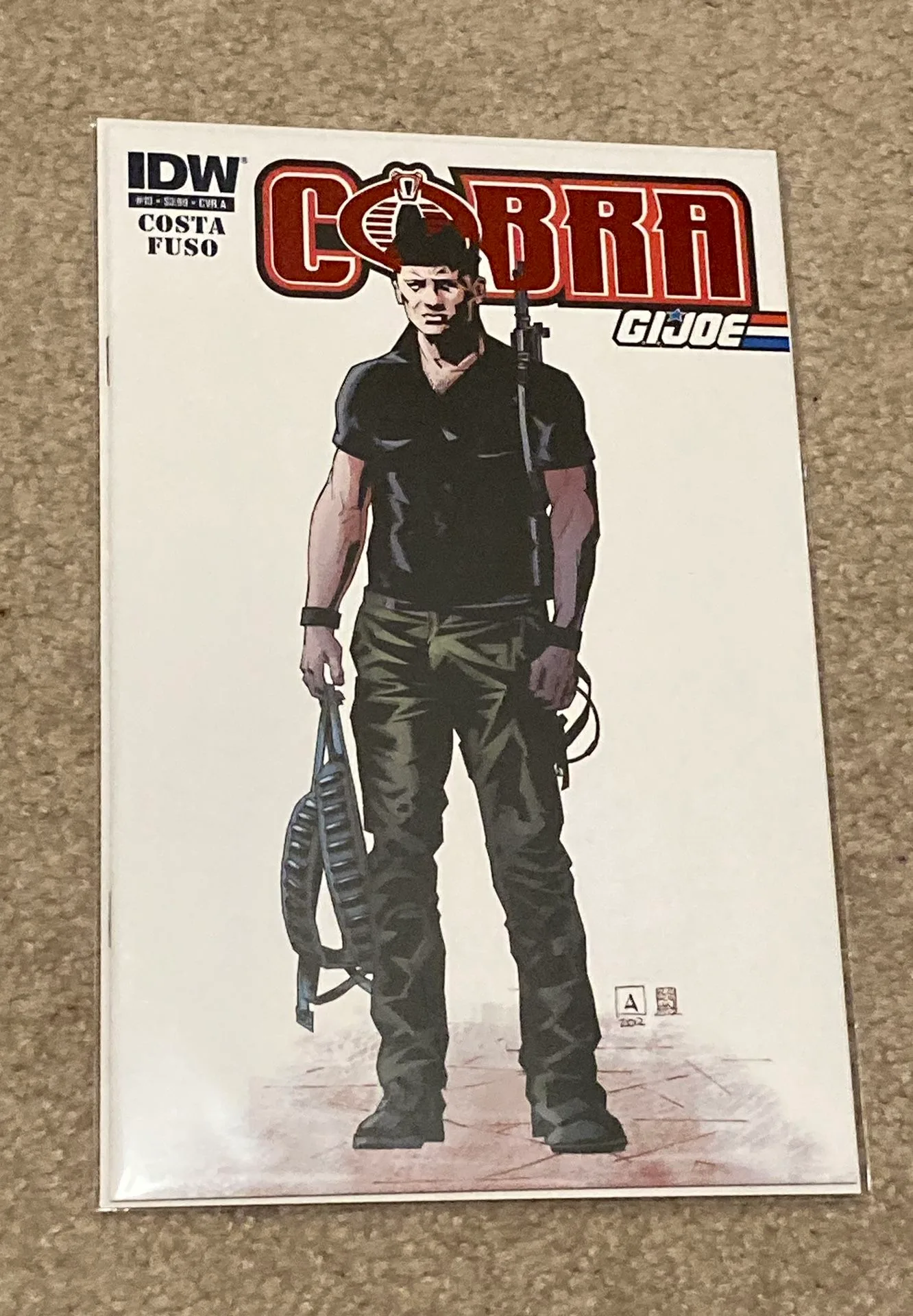IDW Comics COBRA G.I Joe #13 Variant FLINT Red Chrome Cover thumbnail