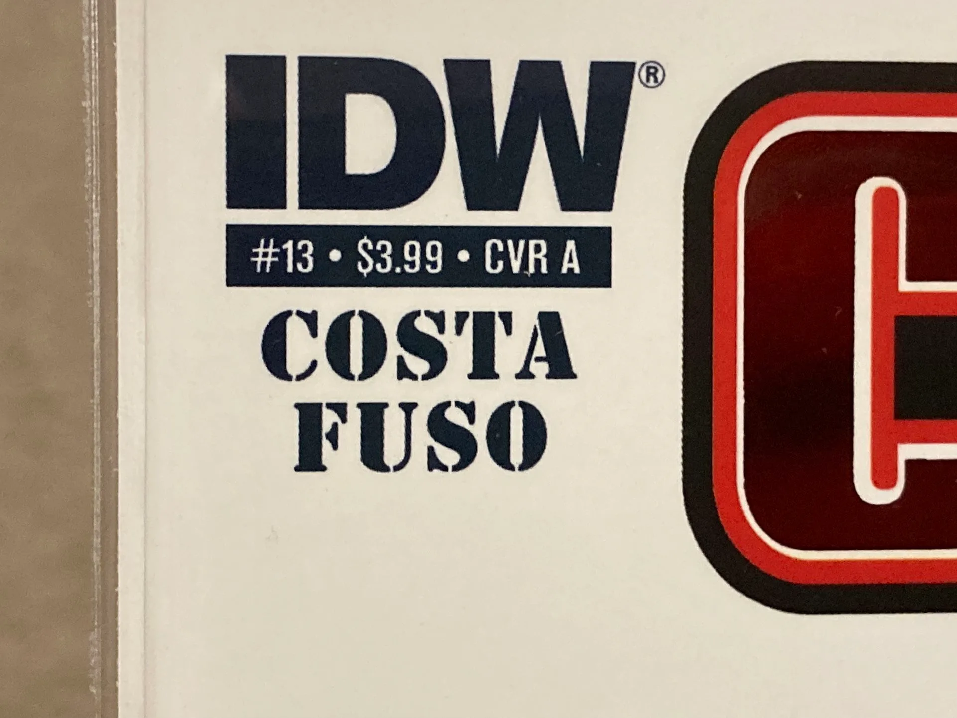 IDW Comics COBRA G.I Joe #13 Variant FLINT Red Chrome Cover image indicator(6)