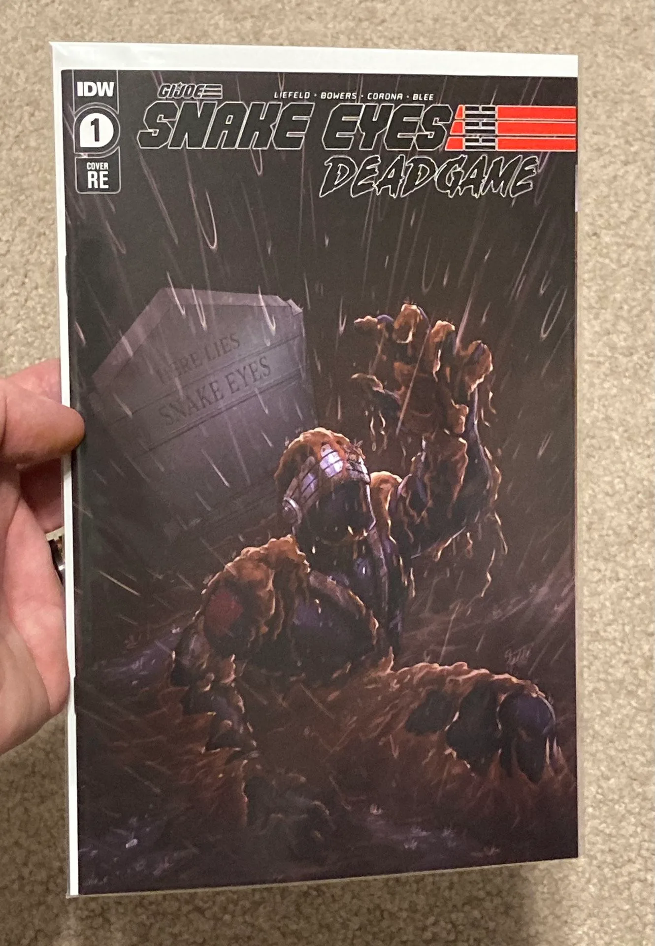 IDW G.I Joe SNAKE EYES Dead Game #1 Variant Comic thumbnail