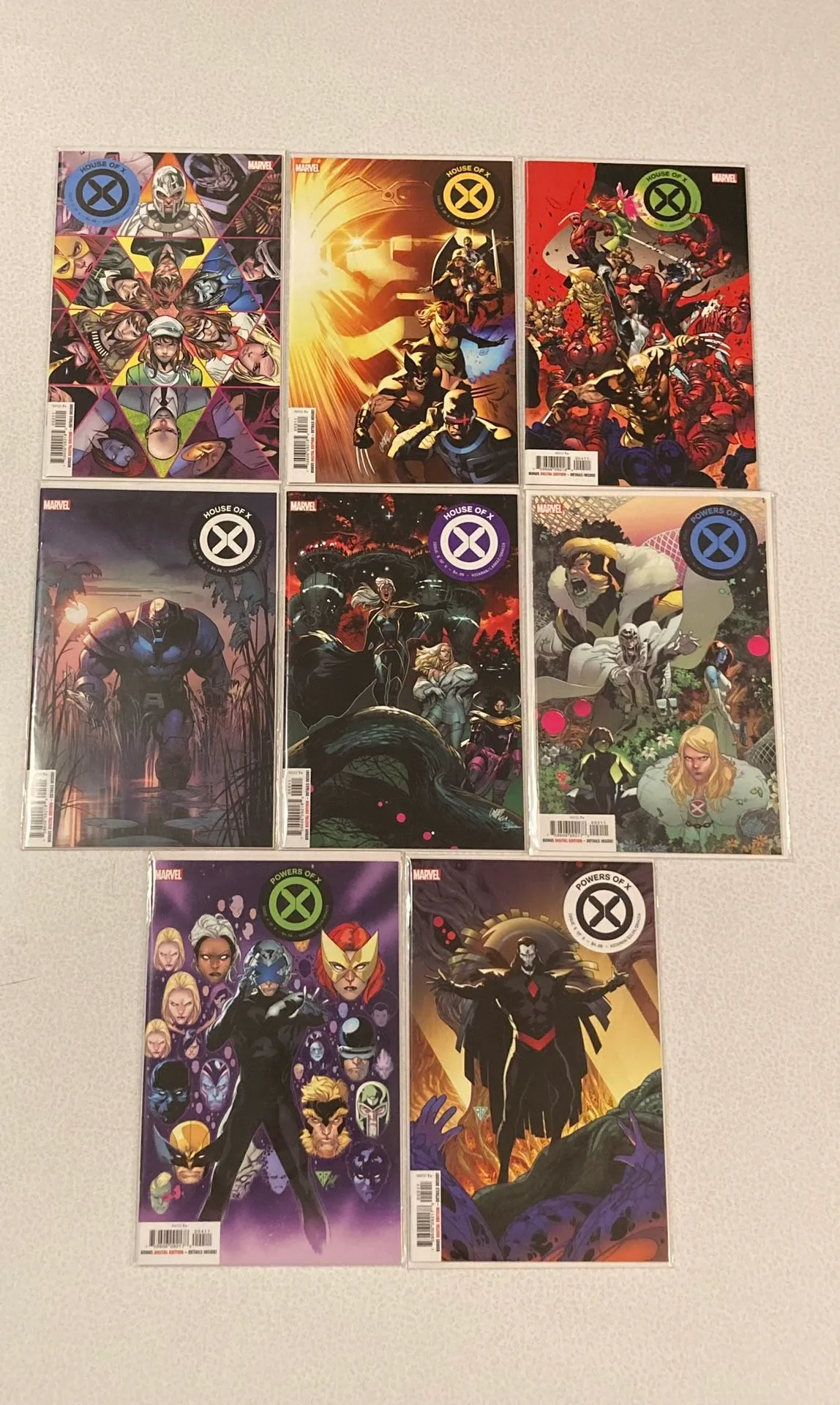 Lot Of 8 Marvel Comics Power Of X & HOUSE OF X Variant thumbnail