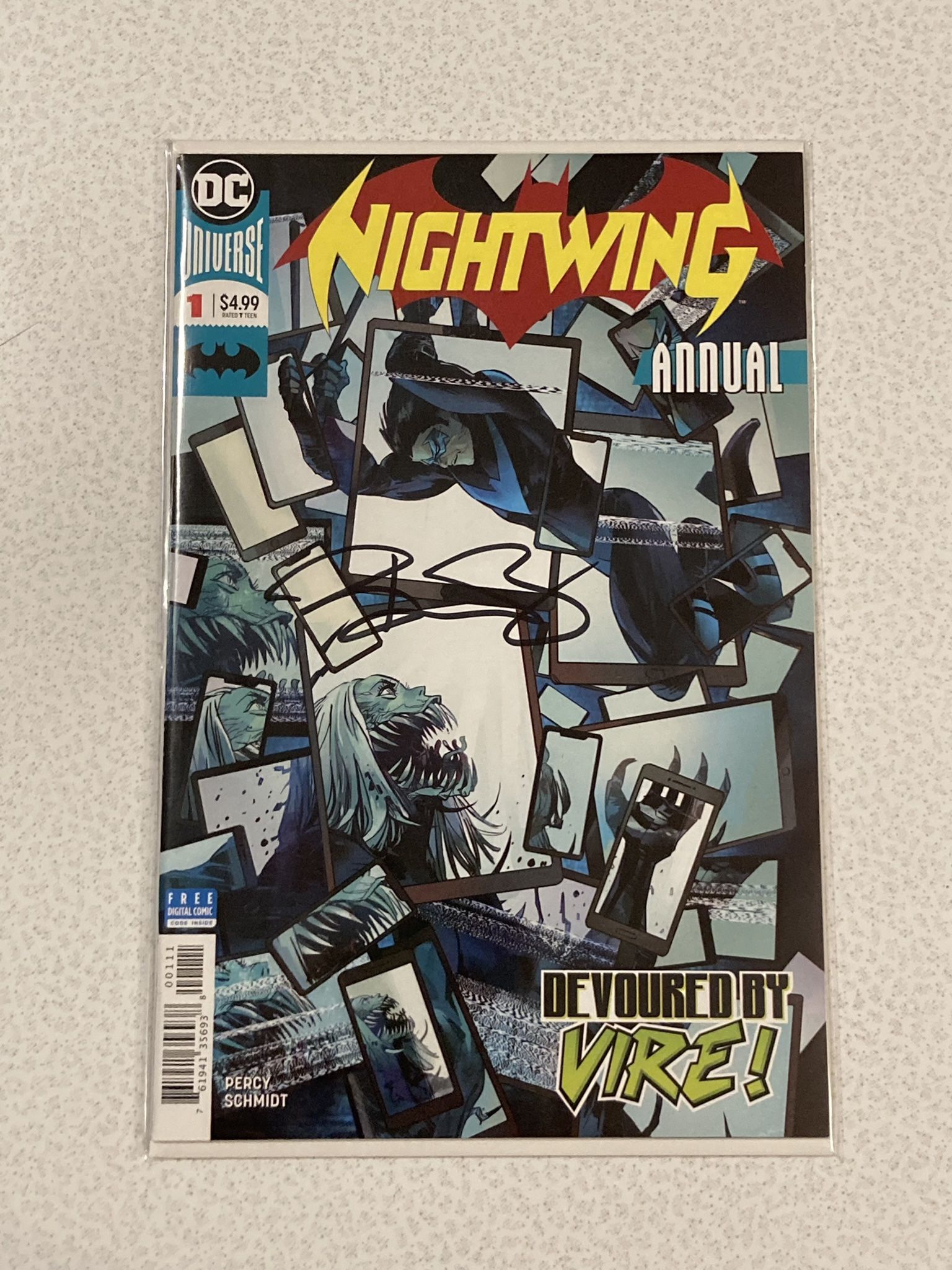 NIGHTWING Annual Issue #1 Signed Comic Book With COA