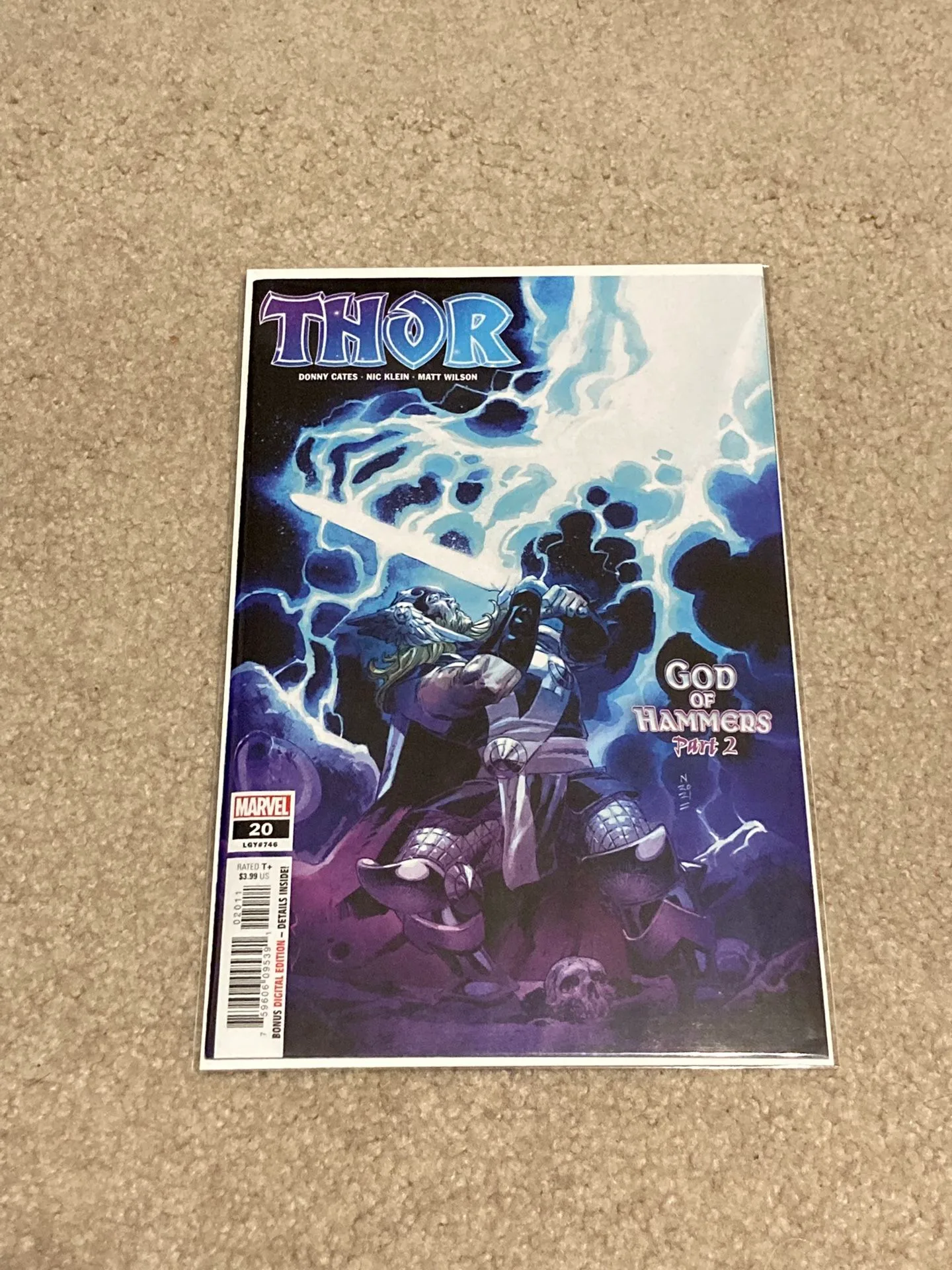 Marvel Comics THOR #20 First Print GOD Of HAMMERS Key! image indicator(7)