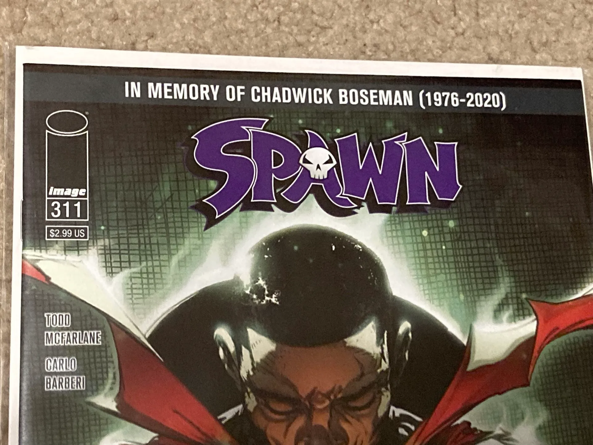 SPAWN #311 Variant Black Panther Tribute Cover Comic image indicator(4)