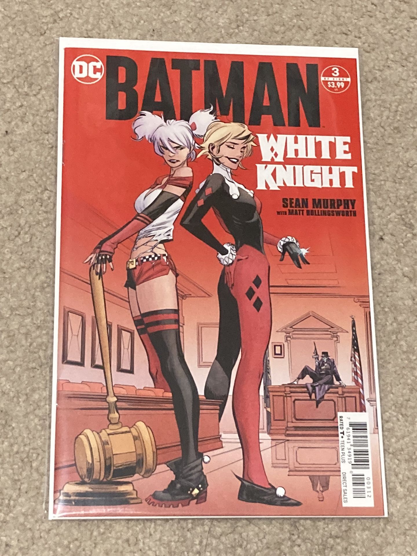 BATMAN White Knight #3 Variant Red 2nd Print - Neo Joker