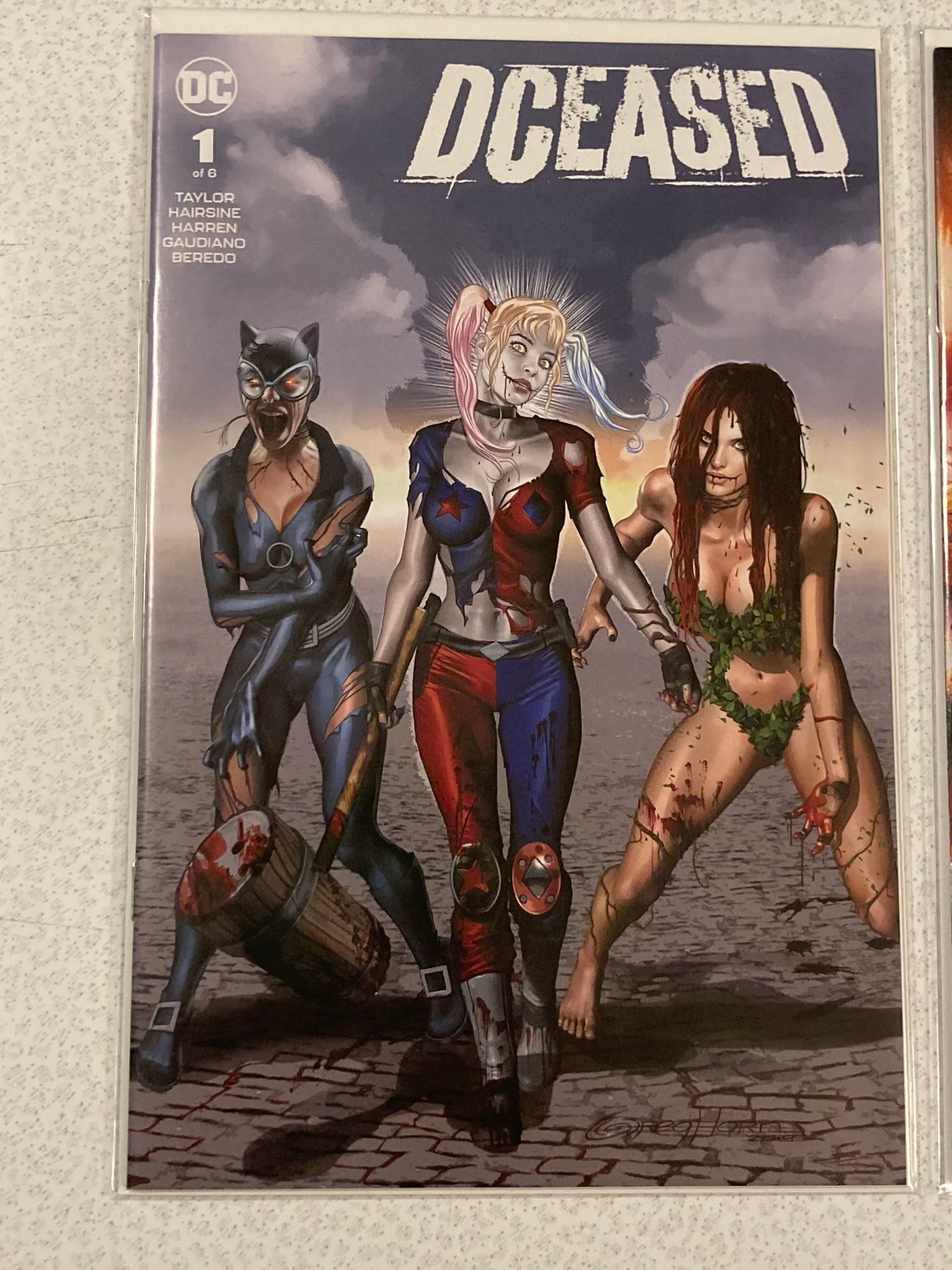 Lot Of 2 DC Comics DCEASED Issue #1 & #3 Variant Cover image indicator(2)