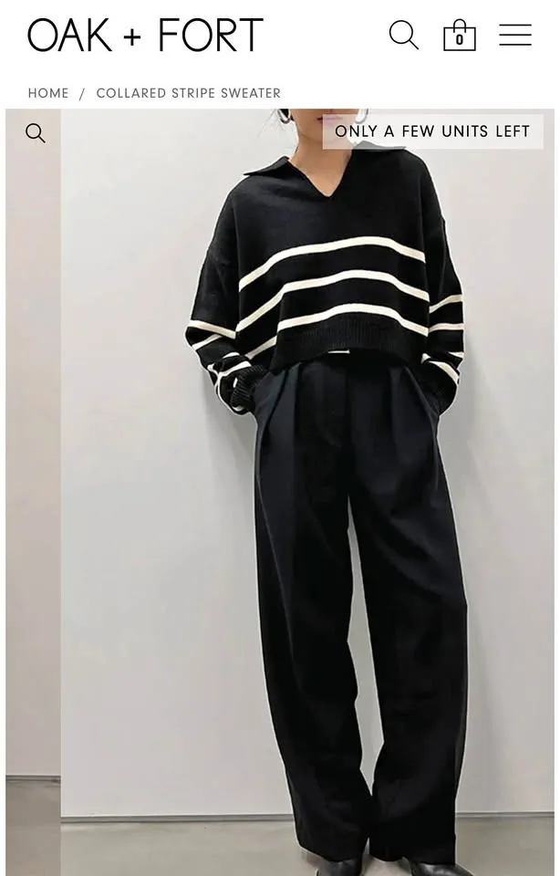 Oak & Fort Striped Sweater