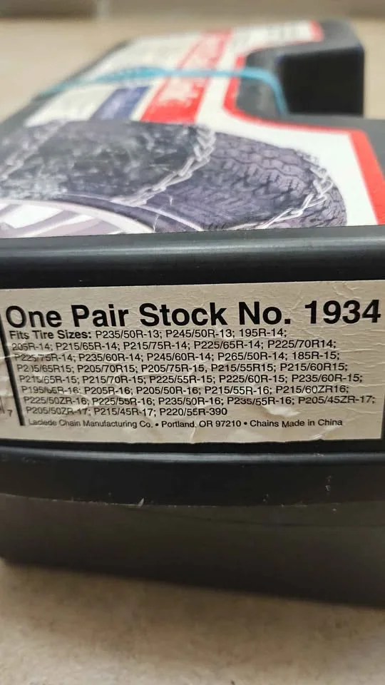 Snow chains for 215 70 15 image indicator(3)