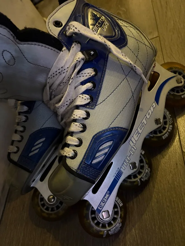 CCM Vector Inline Skates- Like New- size 8 image indicator(4)