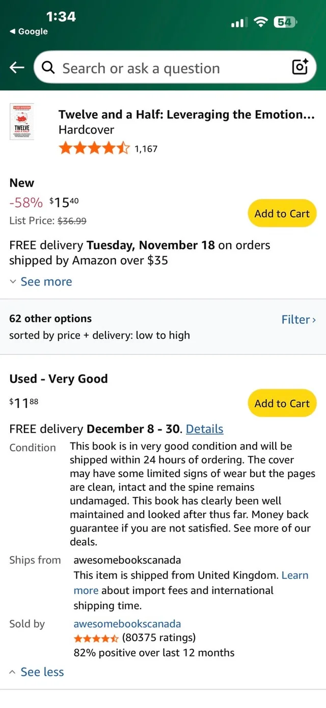 Gary Vaynerchuk Twelve and a Half Book- Brand New image indicator(3)