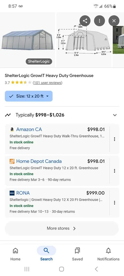 Shelter Logic Greenhouse