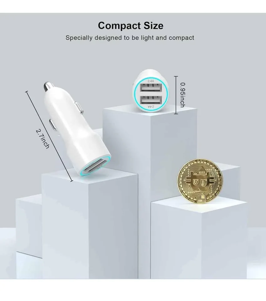 USB Car Charger image indicator(7)