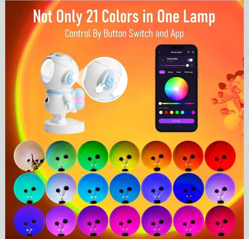 Sunset Lamp Projector image indicator(3)