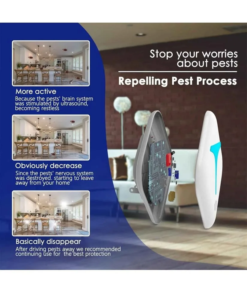 Ultrasonic Pest Repeller image indicator(3)