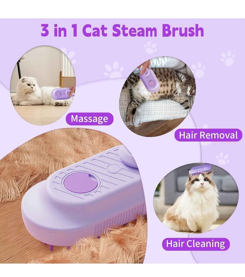 Cat Steam Brush for Shedding - photo 3
