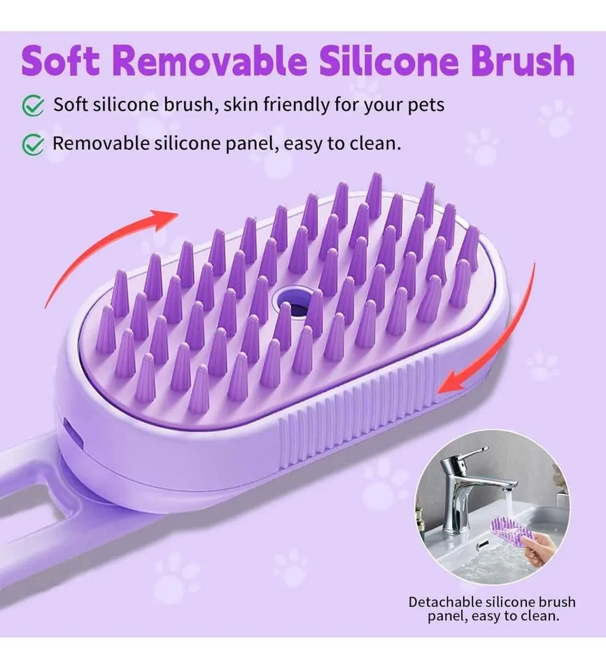 Cat Steam Brush for Shedding image indicator(5)