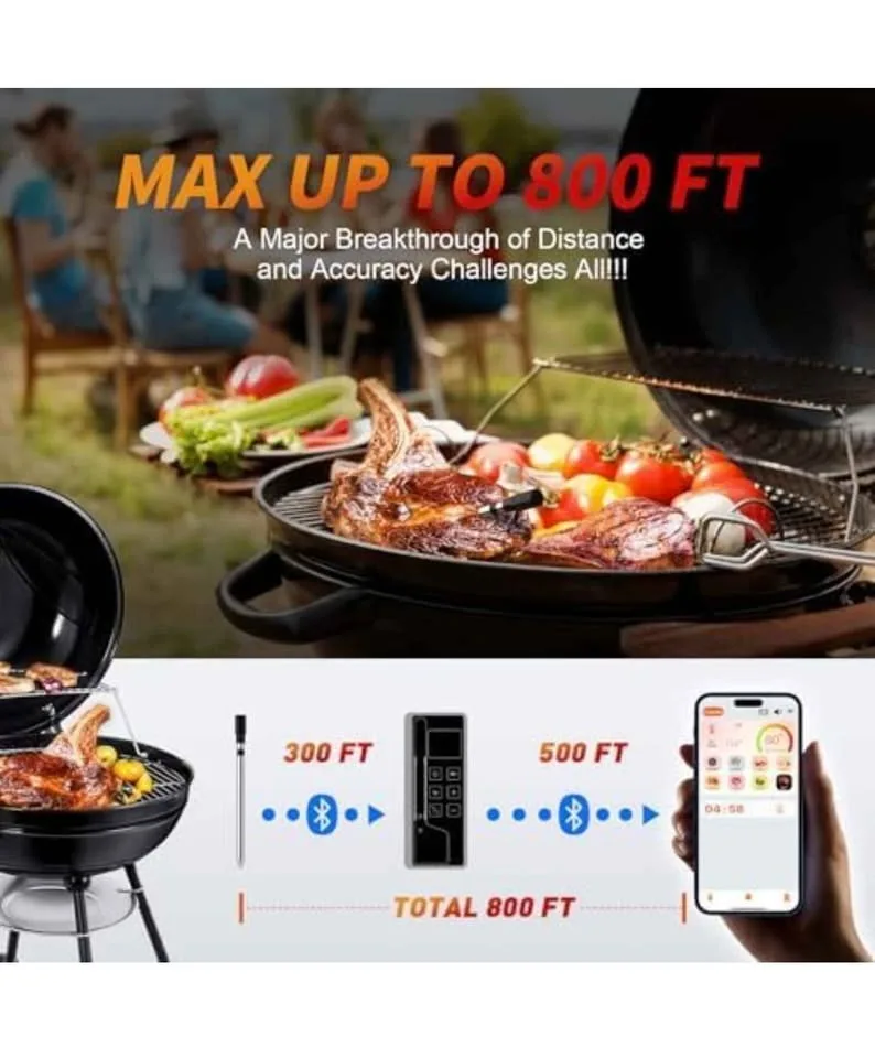 Meat Thermometer Digital Wireless image indicator(3)