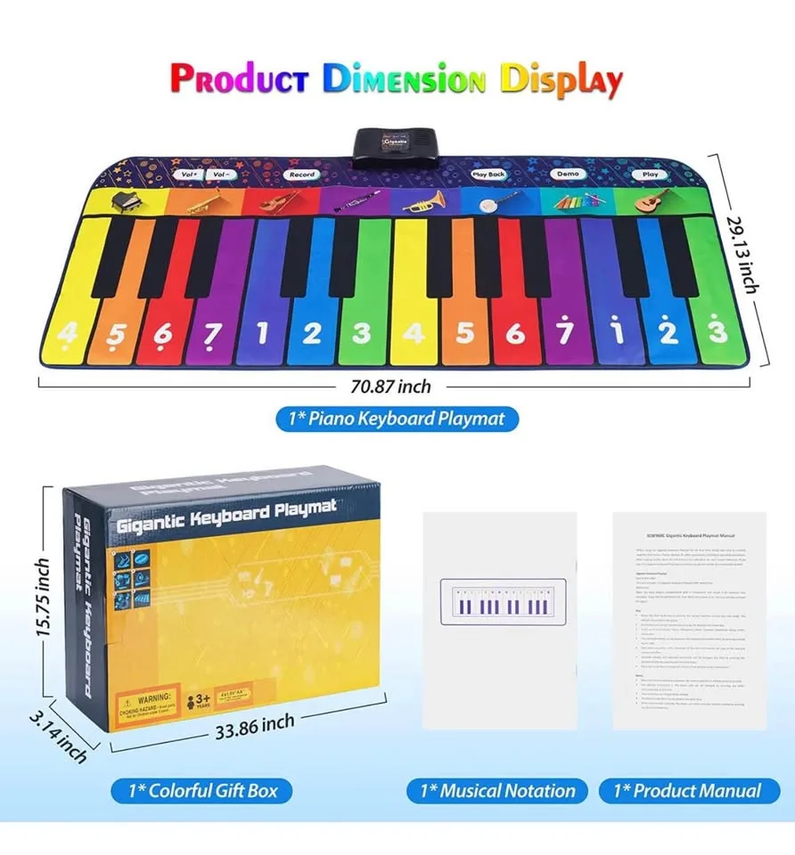 Piano Mat for Kids image indicator(6)