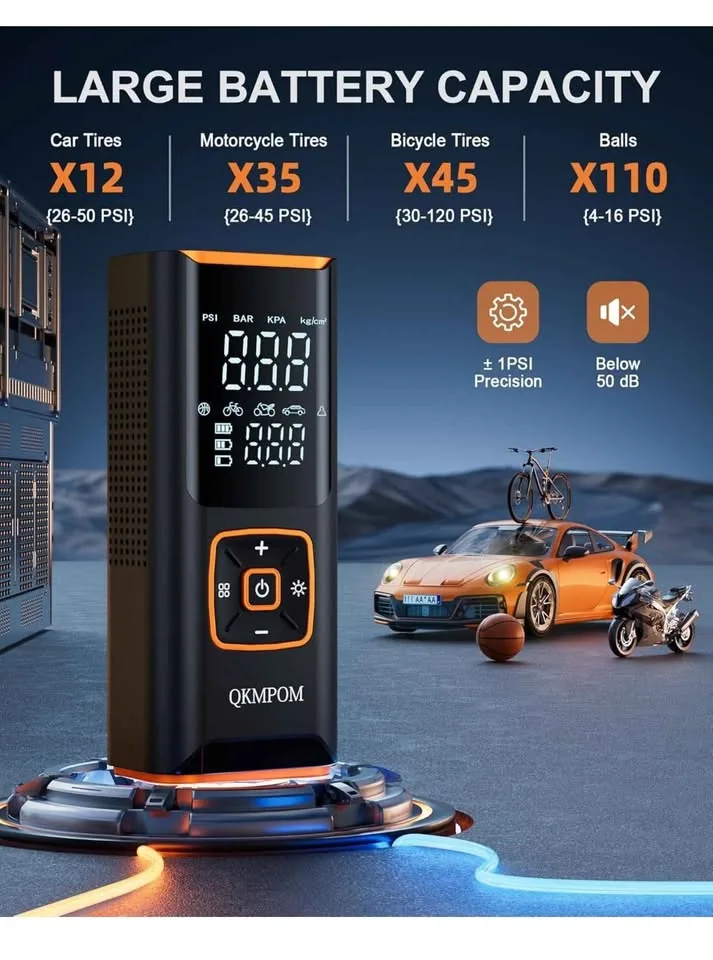 Tire Inflator Portable Air Compressor image indicator(3)