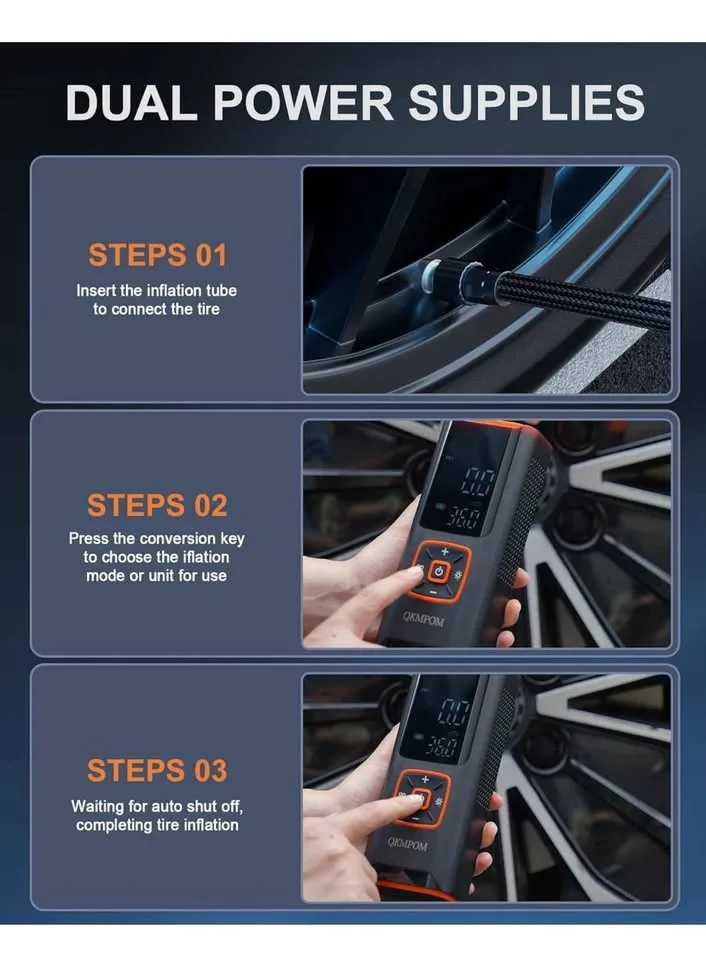 Tire Inflator Portable Air Compressor image indicator(7)