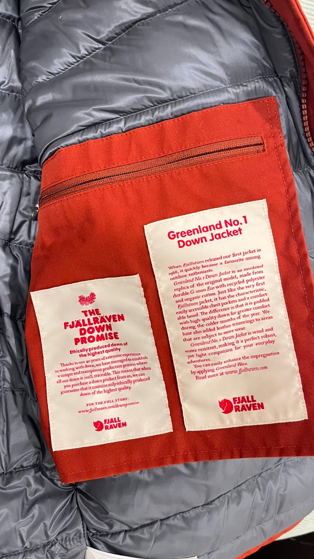 Fjällräven Men's Greenland No. 1 Down Jacket (Size Small) - photo 3