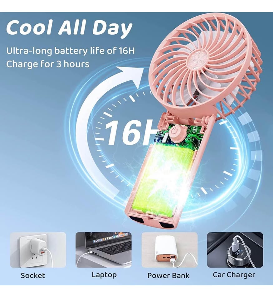 handheld fan - photo 5
