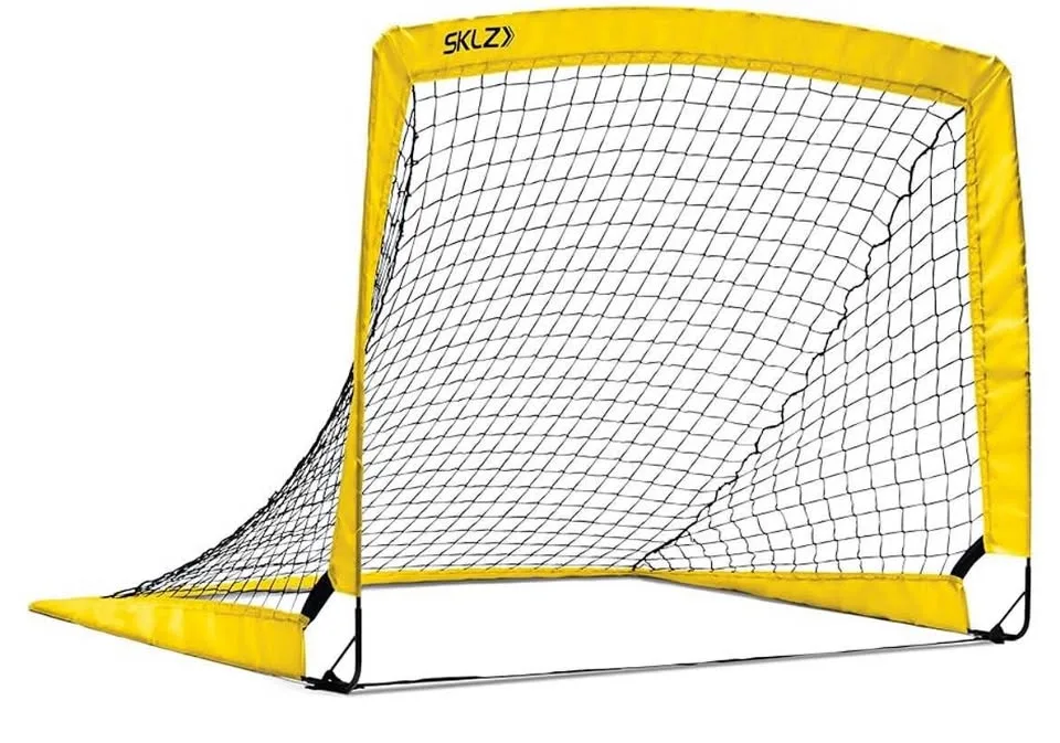 SKLZ Youth Soccer Net Black/Yellow, 4-Foot x 3-Foot (2 unit)