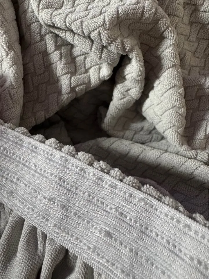 Pieces Loveseat Sofa Slipcover, Ivory image indicator(7)